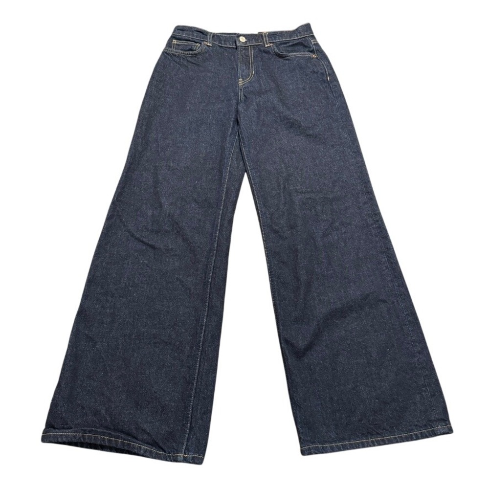 Reformation Cary Low Rise Slouchy Wide Leg Jeans Women's 26 Denim Ondine Blue